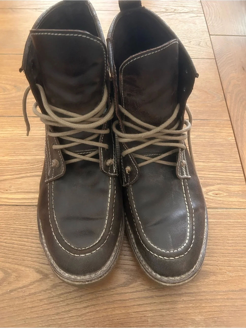 Mark Nason Dark Brown Leather Chukka Boots